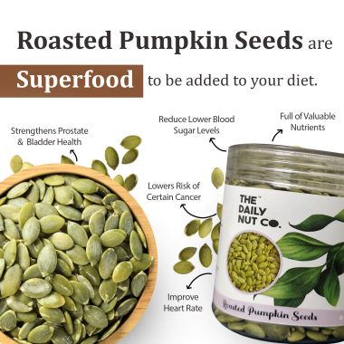 The Daily Nut Co.: Daily Seed Mix And Roasted Pumpkin Seeds Combo - Pack of 2 - 250gm each