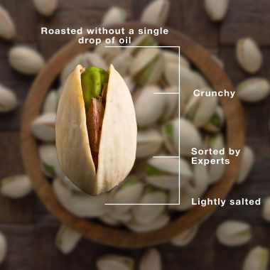The Daily Nut Co.: Premium Pistachios - Pack of 4 - 200gm each