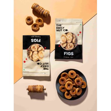 The Daily Nut Co.: Premium Figs/Anjeer - Pack of 4 - 250gm each
