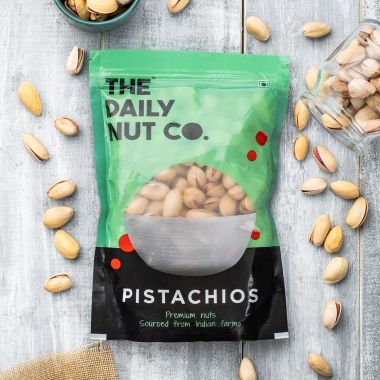The Daily Nut Co.: Premium Pistachios - Pack of 2 - 200gm each