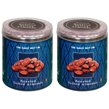 The Daily Nut Co.: Roasted Almonds - Pack of 2 - 250gm each