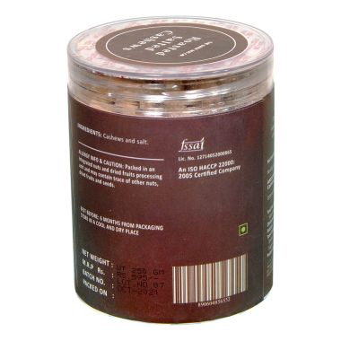 The Daily Nut Co.: Roasted Cashew - Pack of 2 - 250gm each