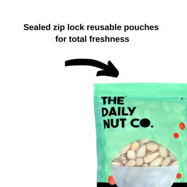 The Daily Nut Co.: Premium Pistachios - Pack of 2 - 200gm each