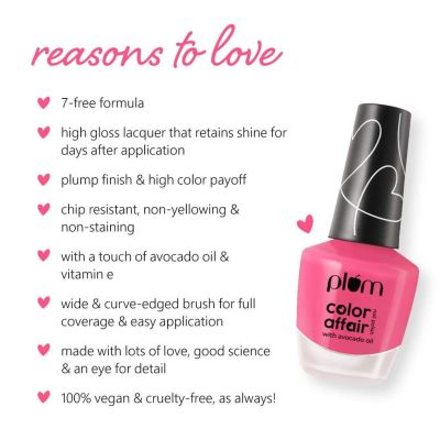 Plum: Color Affair Nail Polish Pretty In Pink 133 - 11ml