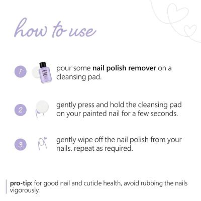 Plum: Color Affair Nail Polish Remover - 30ml