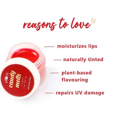 Plum: Plum Candy Melts Vegan Lip Balm | RedVelvet Love