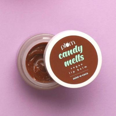 Plum: Candy Melts Vegan Lip Balm - Mint-o-Coco - 12gm