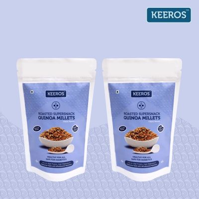 Keeros: Quinoa Millets Healthy Sugar Free Snacks - Pack of 2x100g