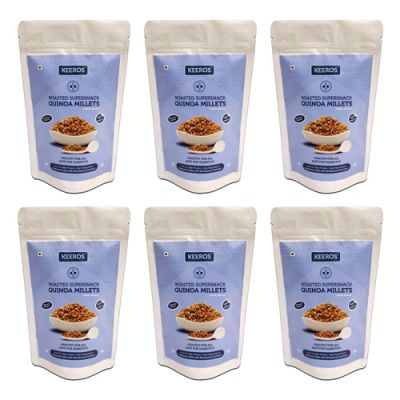 Keeros: Quinoa Millets Healthy Sugar Free Snacks - Pack of 6x100g