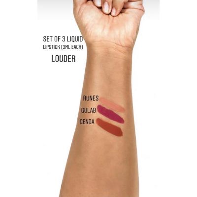 Tinge: Louder Matte Lipstick (Set of 3)