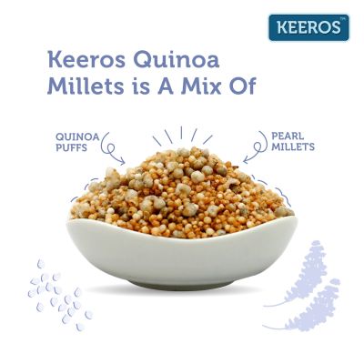 Keeros: Quinoa Millets Healthy Sugar Free Snacks - Pack of 2x100g