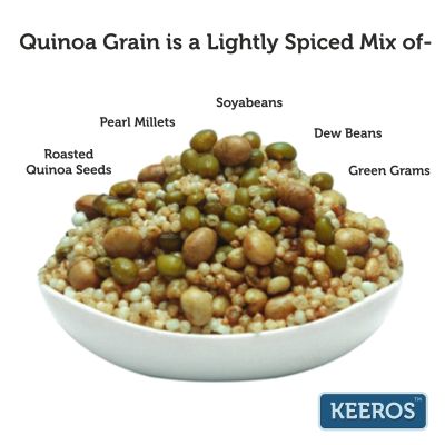 Keeros: Quinoa Grain Super Snack for Diabetics - 250g