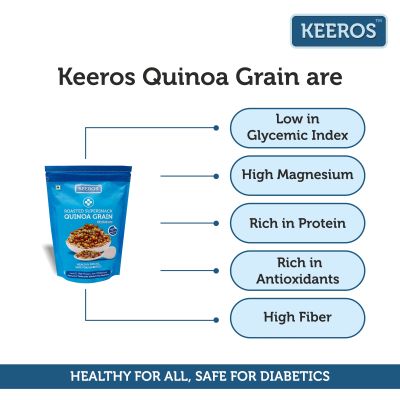 Keeros: Quinoa Grain Super Snack for Diabetics - 250g