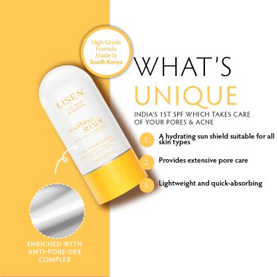 LISEN: Soothing Shade SPF 50 + PA +++ Sunscreen - 60ml