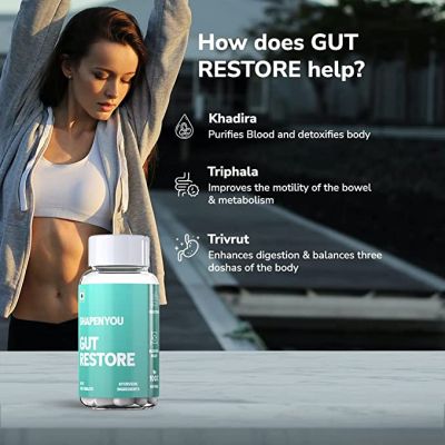 SHAPE N YOU: Gut Restore Tablets - 60 Tablets