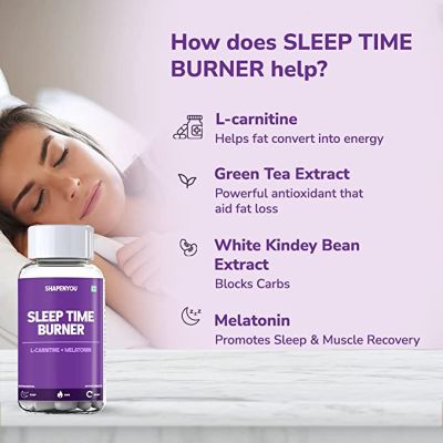 SHAPE N YOU: Sleep Time Fat Burner Tablets - 60 Tablets