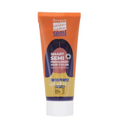 Anveya: Tokyo Purple Semi Permanent Hair Color -  100ml