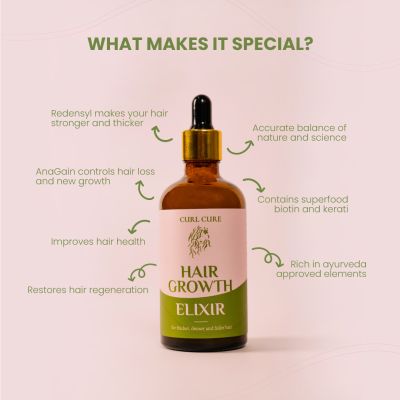 Curl Cure: Hair Growth Elixir- 50ml