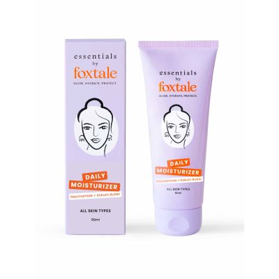 Foxtale: Essentials Daily Moisturizer For Face, Kokum Butter, Vitamin E and Niacinamide - 50ml