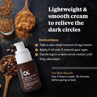 Organic Kitchen: Coffee Bean Under Eye Cream - 30ml