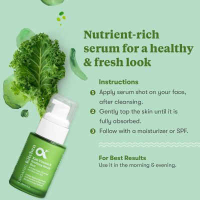 Organic Kitchen: Kale Vitamin B Soothing Serum Shot - 30ml