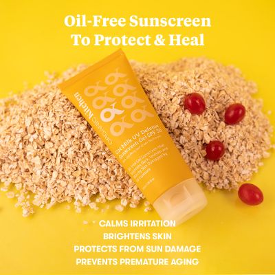 Organic Kitchen: Oat Milk UV Defense Sunscreen Gel SPF 50 - 100ml