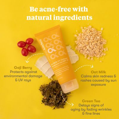Organic Kitchen: Oat Milk UV Defense Sunscreen Gel SPF 50 - 100ml