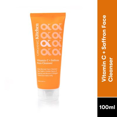 Organic Kitchen: Vitamin C + Saffron Face Cleanser - 100ml