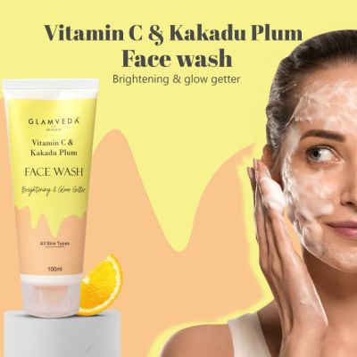 Glamveda: Vitamin C & Kakadu Plum Brightening Face Wash - 100ml