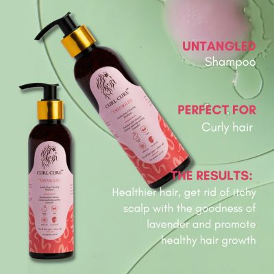 Curl Cure: Untangled Shampoo with Coconut and Lavender - 200ml