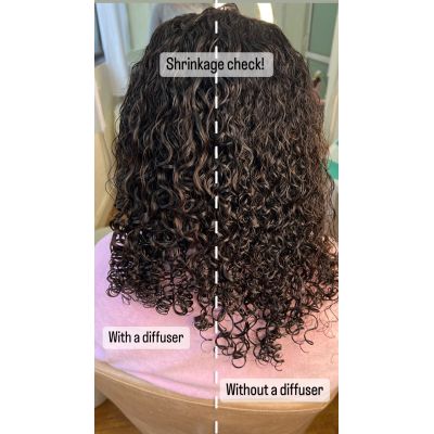 Curl Care: Pink Collapsible Curly Hair Diffuser