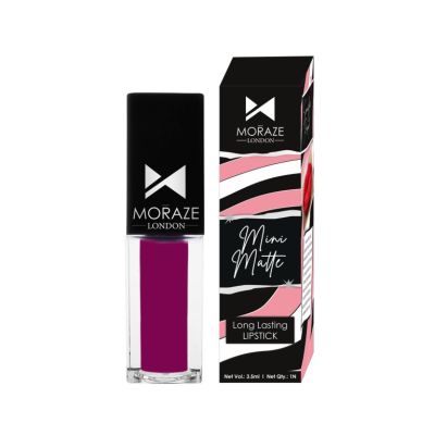 Moraze London: Mini Matte Liquid Lipstick, Under Cover - 3ml