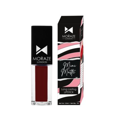 Moraze London: Mini Matte Liquid Lipstick, My Crime Partner - 3ml