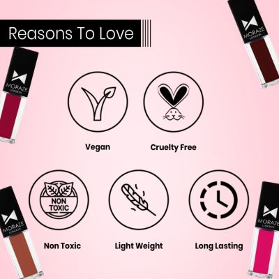 Moraze London: Mini Matte Liquid Listick, Secret Affair - 3ml