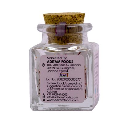 Aditam: Organic Kashmiri Saffron - Pack of 2 -1 gm each