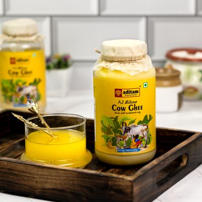 Aditam: Natural Desi Gir Cow A2 Ghee - 500 ml