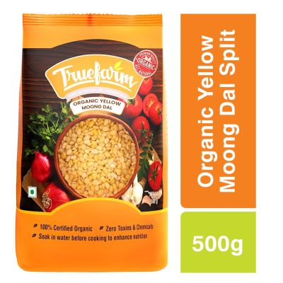 Truefarm: Organic Yellow Moong Split - 500gm