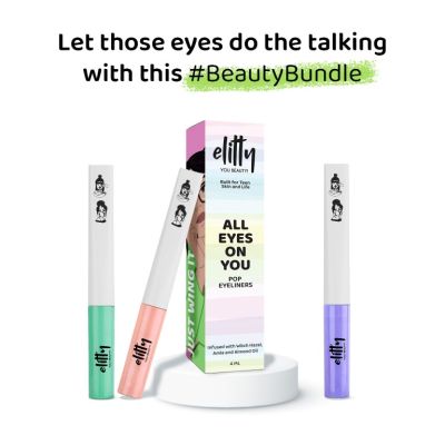 Elitty Beauty: Eye Gotta Feeling (Lilac Dreams - Purple, Fading Love - Pink, High Maintenance - Cyan Green) - Pastel Pop Combo