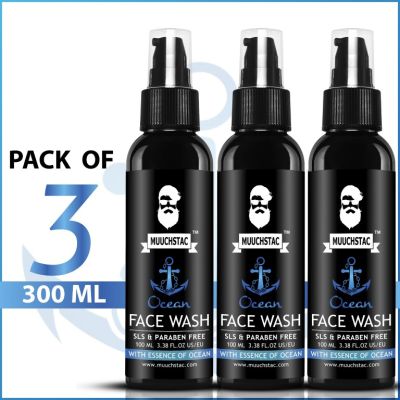 Muuchstac: Ocean Face Wash Pack of 3- 100ml