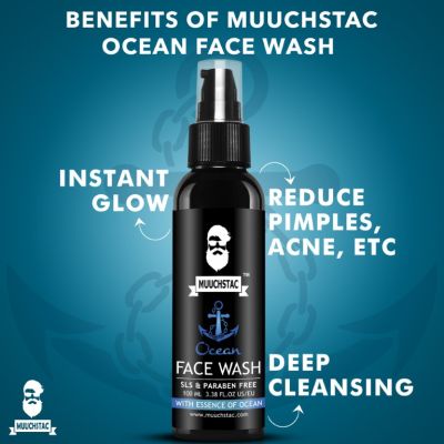 Muuchstac: Ocean Face Wash Pack of 3- 100ml