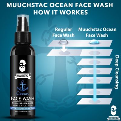 Muuchstac: Ocean Face Wash Pack of 3- 100ml