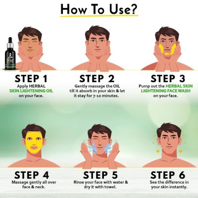 Muuchstac: Herbal Skin Brightening Oil & Face Wash - 30ml & 100ml