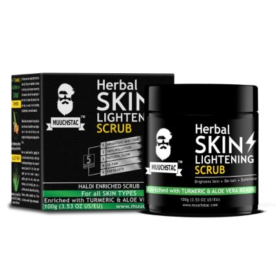 Muuchstac: Herbal Skin Brightening Scrub - 100gm