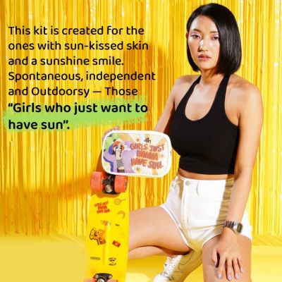 Elitty Beauty: Girls Just wanna have sun Kit (Light)- Complete Makeup Kit for Teens - Pack of 7
