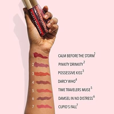 Daughter Earth: Vitamin E Liquid lipstick - Pinkity Drinkity - 5ml