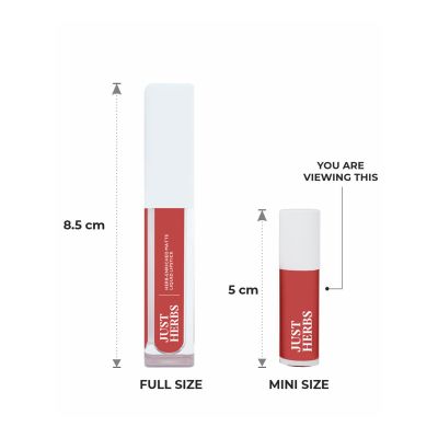 Just Herbs: Ayurvedic Liquid Lipstick Kit Set of 5  Deeps & Reds - 2ml each
