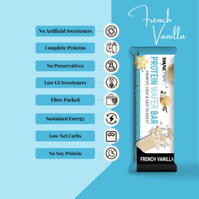 Snactivate: Protein Wafer Bar - French Vanilla - Pack of 6