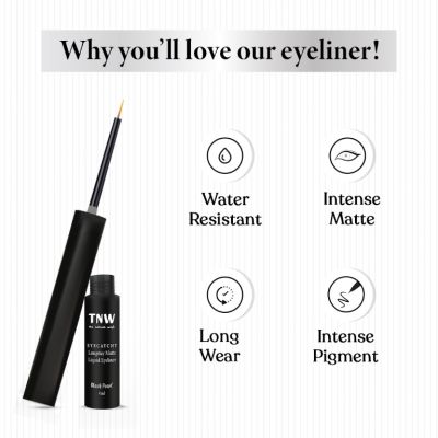 TNW - The Natural Wash: Eyecatchy Longstay Matte Liquid Eyeliner - 4ml