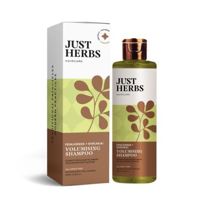 Just Herbs: Volumising Shampoo with Fenugreek and Shikakai - 200ml