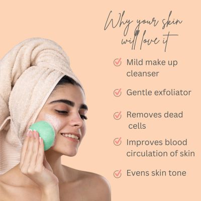 ClayCo.: Matcha Konjac Sponge - 20gm